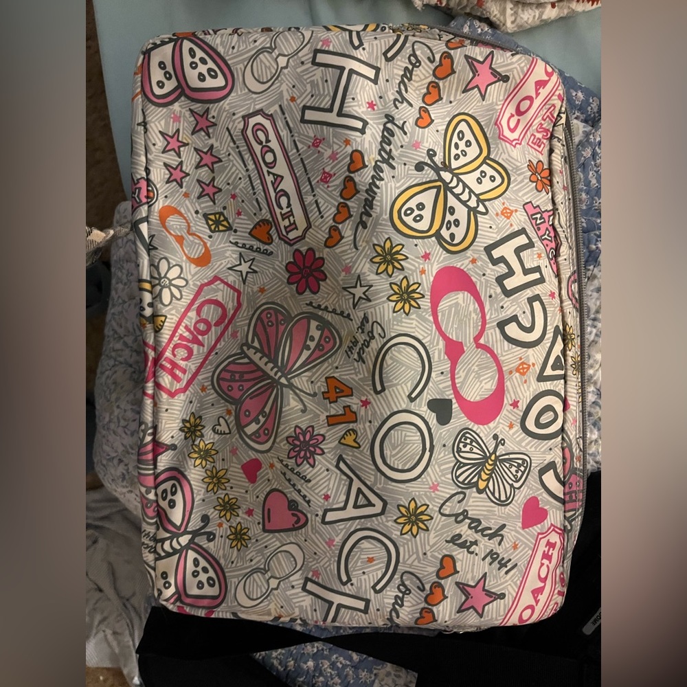 Coach laptop case